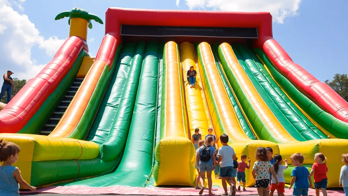 Comparativa brincolín clásico vs tobogán inflable para fiestas en CDMX